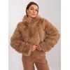 Wool Fashion Italia Striukė moterims-AT-KR-2378.97P-camelowy