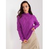 Wool Fashion Italia Sweter-AT-SW-2235.00P-ciemny violetinė