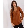 Wool Fashion Italia Megztinis-AT-SW-2241.36P-tamsiai oranžinis