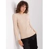 Wool Fashion Italia Megztinis-AT-SW-2324-2,68-šviesiai smėlio spalvos