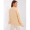 Wool Fashion Italia Megztinis-AT-SW-2326.37X-smėlio spalvos