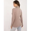 Wool Fashion Italia Megztinis-AT-SW-2334-2,61-tamsiai smėlio spalvos