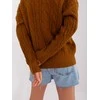 Wool Fashion Italia Megztinis-AT-SW-2335-1,68P-šviesiai rudas