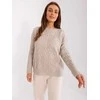 Wool Fashion Italia Megztinis-AT-SW-2335.27-šviesiai smėlio spalvos