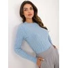 Wool Fashion Italia Megztinis-AT-SW-2338-2.00-šviesiai mėlynas