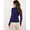 Wool Fashion Italia Megztinis-AT-SW-2338-2.00-tamsiai mėlynas