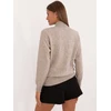 Wool Fashion Italia Sweter-AT-SW-2339.54-ciemny bezowy