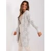 Wool Fashion Italia Megztinis-AT-SW-23401-A.86-šviesiai pilkas