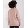 Wool Fashion Italia Megztinis-AT-SW-23401.97P-tamsiai rožinis