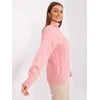 Wool Fashion Italia Megztinis-AT-SW-23401.97P-šviesiai rožinis