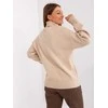 Wool Fashion Italia Megztinis-AT-SW-23401.97P-smėlio spalvos