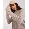 Wool Fashion Italia Megztinis-AT-SW-2340.43-smėlio spalvos