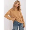 Wool Fashion Italia Megztinis-AT-SW-2342-1,35-šviesiai rudas
