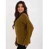 Wool Fashion Italia Megztinis-AT-SW-2342-1,35-alyvuogių