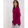 Wool Fashion Italia Sweter-AT-SW-2343.88-ciemny violetinė