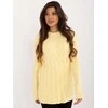Wool Fashion Italia Megztinis-AT-SW-2343.88-šviesiai geltonas