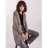 Wool Fashion Italia Megztinis-AT-SW-234501.00P-tamsiai rudas