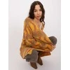 Wool Fashion Italia Megztinis-AT-SW-234701.34-tamsiai geltonas