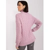 Wool Fashion Italia Megztinis-AT-SW-2348.07-šviesiai violetinis