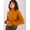Wool Fashion Italia Megztinis-AT-SW-2348.93-tamsiai geltonas