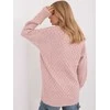 Wool Fashion Italia Megztinis-AT-SW-23525.21-šviesiai rožinis