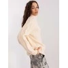 Wool Fashion Italia Megztinis-AT-SW-2355-2.12P-šviesiai smėlio spalvos