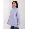 Wool Fashion Italia Megztinis - AT-SW-2355-2.12P - šviesiai violetinis