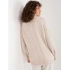 Wool Fashion Italia Megztinis-AT-SW-2355-2.12P-šviesiai smėlio spalvos