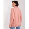 Wool Fashion Italia Megztinis-AT-SW-2355-2.19P-tamsiai rožinis