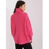 Wool Fashion Italia Megztinis-AT-SW-2355-2.30X-tamsiai rožinis