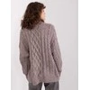 Wool Fashion Italia Megztinis-AT-SW-2363-2.30-tamsiai pilkas
