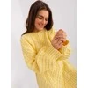 Wool Fashion Italia Megztinis-AT-SW-2367-2.64P-šviesiai geltonas