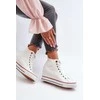 Baltos odos Cross Jeans batai su platforma