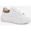 Big Star Balti bateliai su leopardo rašto motyvu