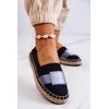 Big Star Juodos spalvos stilingos espadrilės