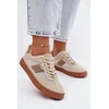 Big Star Moteriški smėlio spalvos praktiški suvarstomi bateliai