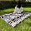 Eu Sandelis BOHO antklodė, pinta dvipusė lovatiesė su kutais 130x180cm KOC15WZ1