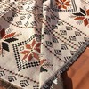 Eu Sandelis BOHO antklodė, pinta dvipusė lovatiesė su kutais 130x180cm KOC15WZ1