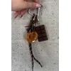 Boto Keychain For Bag Keys Chocolate Pretzel Heart Jorine