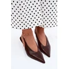 Boto Rudi klasikinio stiliaus aukštakulniai atviru kulnu