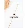 Boto Women's Bracelet With Juodas Flower Gold