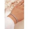 Boto Women's Bracelet With Small Zirconia Stainless Steel Sidabrinis