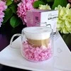 Eu Sandelis Dvigubo stiklo puodelis dekoruotas gėlėmis 180 ml, 1 vnt. SZK74