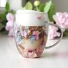 Eu Sandelis Dvigubo stiklo puodelis su gėlėmis viduje, 300 ml, 1 vnt. SZK180