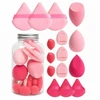 Eu Sandelis 15 makiažo kempinėlių rinkinys FUSCHIA CREAM DUO GB21F