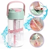 Eu Sandelis Fortune BD35 800 ml vandens buteliukas su krepšeliu ir šiaudeliu