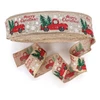 Eu Sandelis Kalėdinė juostelė - kaspinas, kalėdinė dovanų juostelė 5cm x 2m KSN132