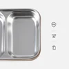 Eu Sandelis eCarla - Lunch box organizer 2-poziomowy žalia