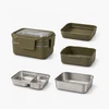 Eu Sandelis eCarla - Lunch box organizer 2-poziomowy žalia