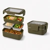 Eu Sandelis eCarla - Lunch box organizer 2-poziomowy žalia
